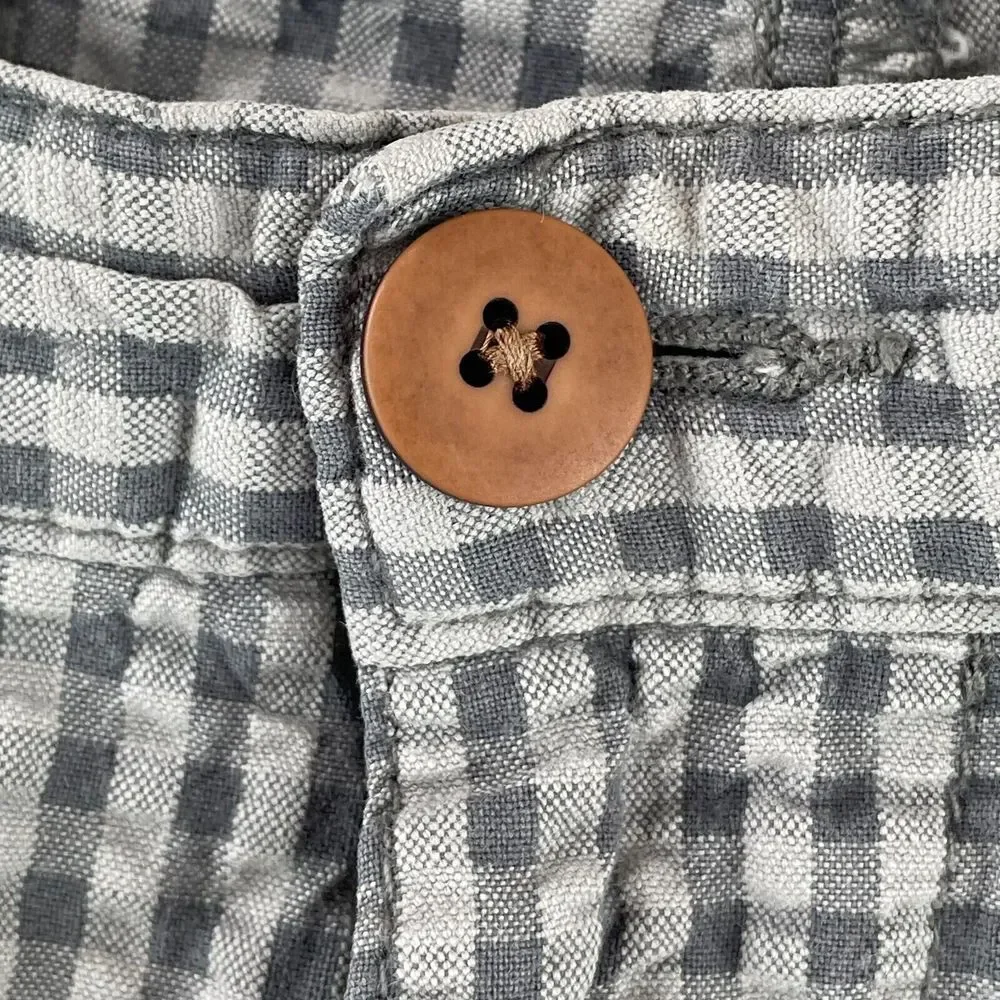Tommy Bahama Chino Shorts Men 38 Grey‎ Seersucker Marlin Beach Vacation Casual